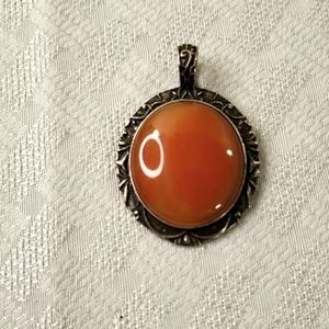 Large orange tone.pendant
